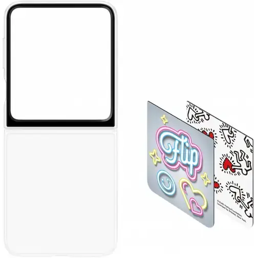 Husa pentru Samsung Galaxy Z Flip6 F741, FlipSuit Case, EF-ZF741CTEGWW, Gri