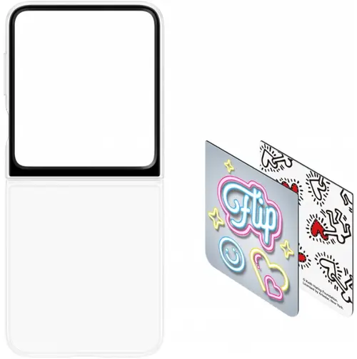 Husa pentru Samsung Galaxy Z Flip6 F741, FlipSuit Case, EF-ZF741CTEGWW, Gri