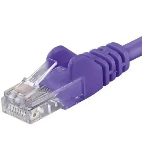 Patchcord UTP RJ45-RJ45 Categoria 5e 1m, violet, cupru integral, 26AWG
