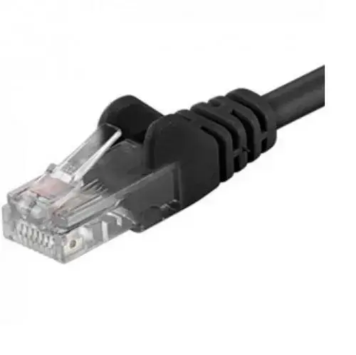 Patchcord UTP RJ45-RJ45 Cat.6 3m negru, UTP-6-3-BK, pachcord din cupru