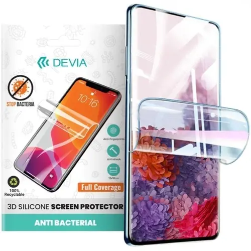Folie Silicon Antibacterian Devia pentru Xiaomi A3