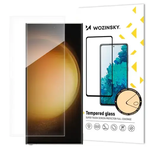 Folie de protectie Ecran WZK pentru Samsung Galaxy S24 Ultra S928, Sticla Securizata, Full Glue, Transparenta