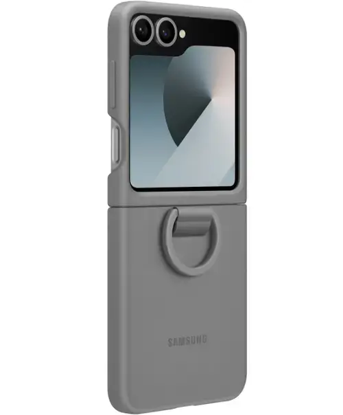 Husa pentru Samsung Galaxy Z Flip6 F741, Silicone Case, EF-PF741TJEGWW, Gri