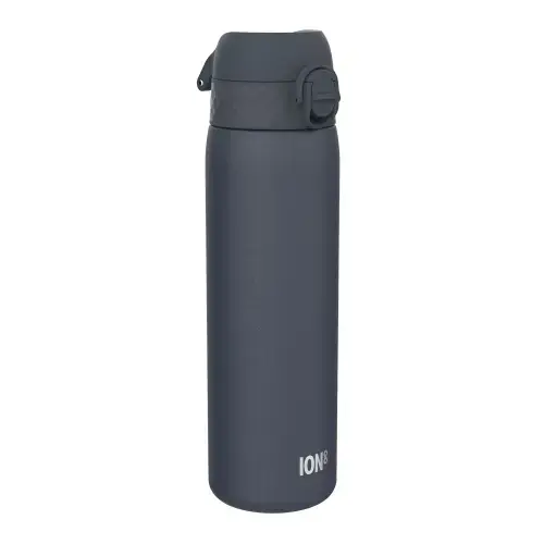 Sticla apa Slim Ion8, inox, 600ml, Albastru
