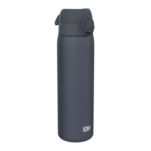 Sticla apa Slim Ion8, inox, 600ml, Albastru
