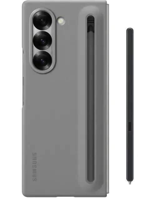 Husa pentru Samsung Galaxy Z Fold6 F956, Slim S-Pen Case, EF-OF95PCJEGWW, Gri