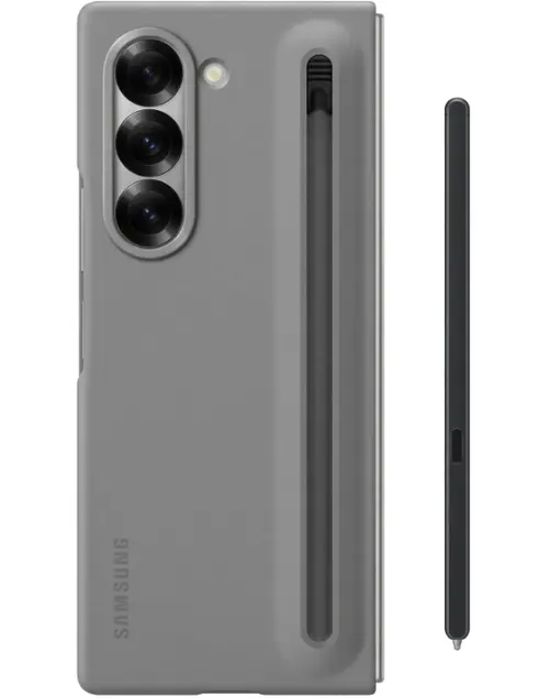Husa pentru Samsung Galaxy Z Fold6 F956, Slim S-Pen Case, EF-OF95PCJEGWW, Gri