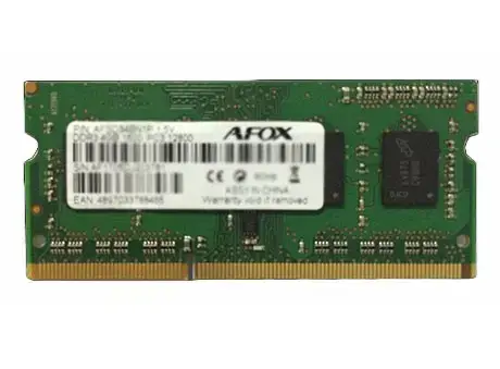 Memorie laptop AFOX AFSD38AK1L, SO-DIMM, 8GB, DDR3, 1333 MHz, 1.35V