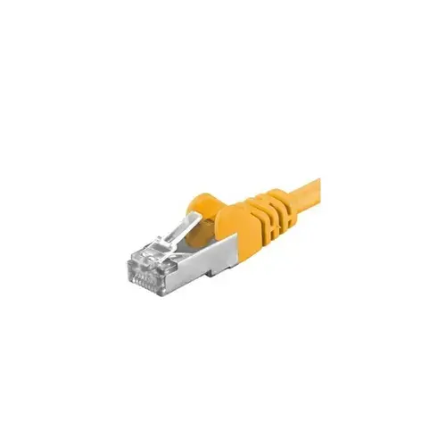 Patchcord SFTP PremiumCord RJ45-RJ45 Cat.6A, 1.5m, Galben