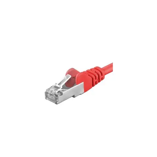 Patchcord SFTP PremiumCord RJ45-RJ45 Cat.6A, 3m, Rosu