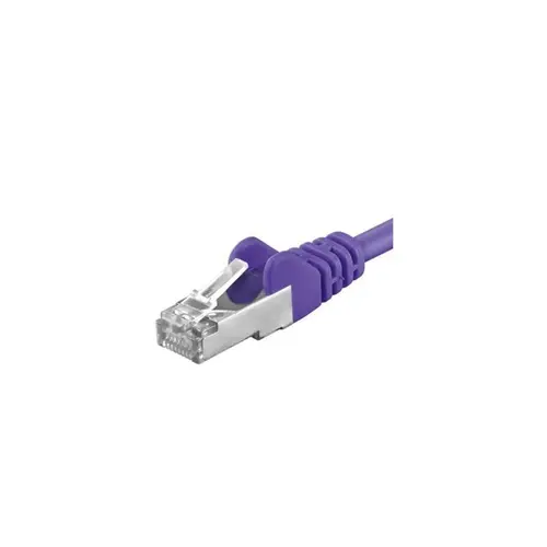 Patchcord SFTP PremiumCord RJ45-RJ45 Cat.6A, 5m, Violet