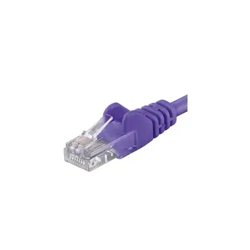 Patchcord UTP PremiumCord RJ45-RJ45 Cat.5e 1.5m, Violet
