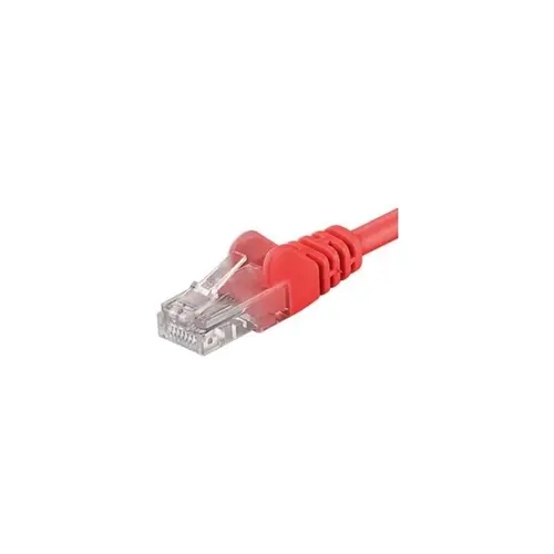Patchcord UTP PremiumCord  RJ45-RJ45 Cat.6, 1.5m, Rosu