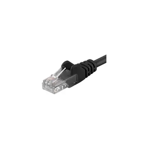 Patchcord UTP PremiumCord  RJ45-RJ45 Cat.6, 0.25m, Negru