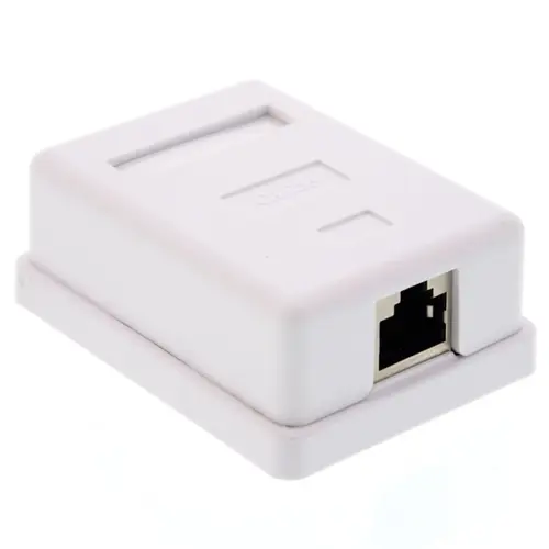 Priza FTP simpla aplicata cat.5e, EMTEX EMT-FTP5E-1P-PT