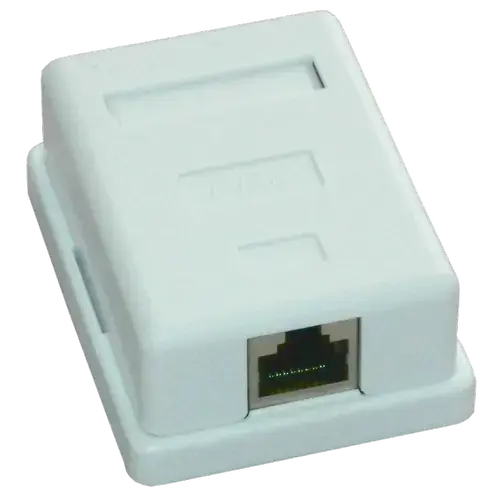Priza FTP simpla aplicata cat.6, EMTEX EMT-FTP6-1P-PT