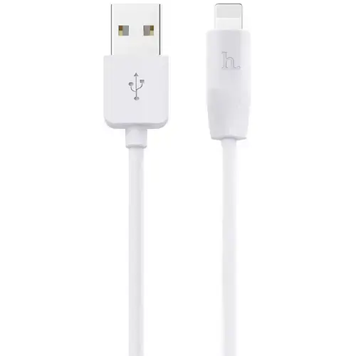 Cablu de date Hoco X1 Rapid, USB - Lightning, 1m, 2.1A, Alb