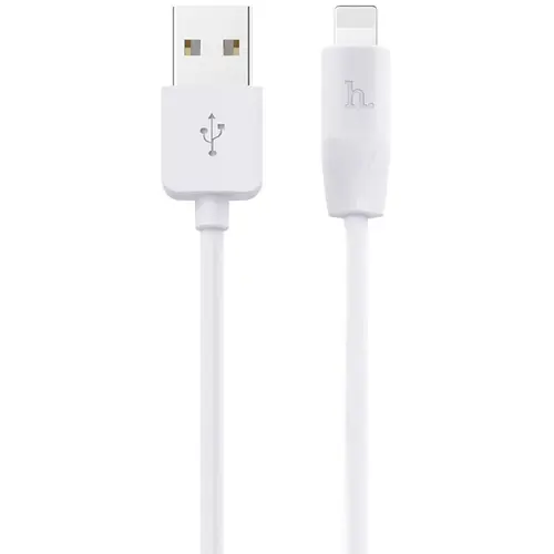 Cablu de date Hoco X1 Rapid, USB - Lightning, 1m, 2.1A, Alb