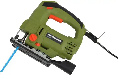 Fierastrau pendular Heinner VFEP004, 800 W, 3000 RPM, 100 mm adancime maxima de taiere, pana la 45° taiere conica, lama, cheie imbus, rigla ghidaj