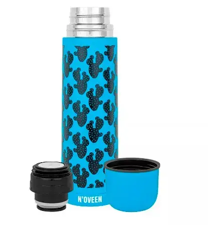 Termos NOVEEN TB632 Albastru Mat, 500ml, Perete dublu, Inox