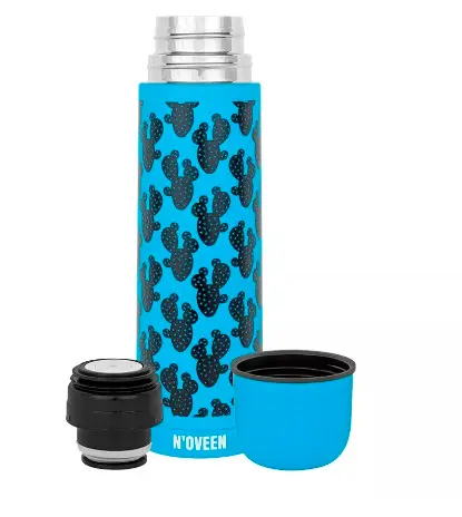 Termos NOVEEN TB632 Albastru Mat, 500ml, Perete dublu, Inox