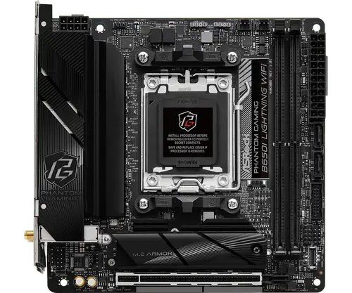 Placa de baza ASRock B650I LIGHTNING WIFI, DDR5, AM5, AMD B650, mITX