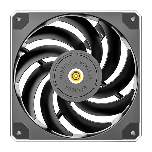 Ventilator Montech Metal 120, PWM, 120 mm, Negru