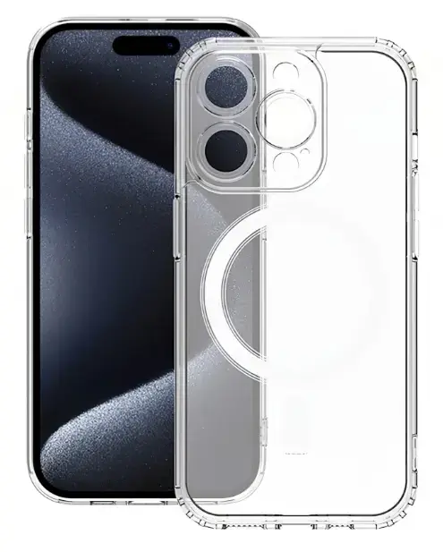 Husa MagSafe pentru Samsung Galaxy S24+ S926, Vmax, Transparenta