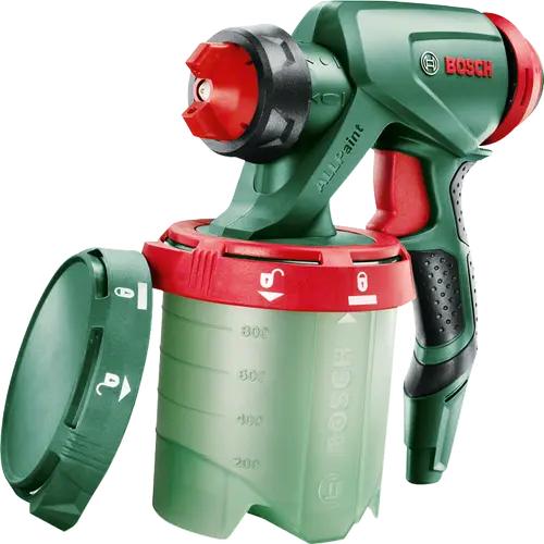 Pistol de pulverizare fina Bosch ALLPaint pentru sistemele de vopsit Bosch PFS 3000-2 si PFS 5000, recipient vopsea 1000 ml