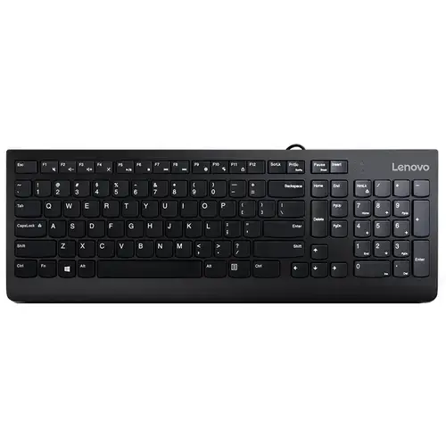 Tastatura Lenovo 300, Slim, Negru