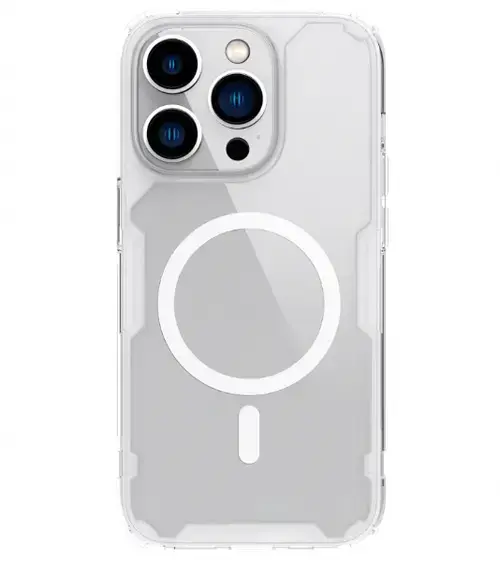 Husa MagSafe pentru Apple iPhone 16, Nillkin, Nature Pro, Transparenta