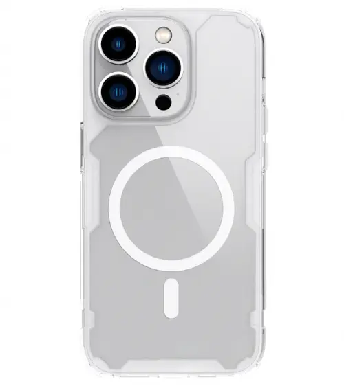 Husa MagSafe pentru Apple iPhone 16, Nillkin, Nature Pro, Transparenta