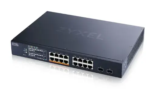 Switch ZyXEL XMG1915-18EP-EU0101F, Smart Managed, Layer 2, POE+, 16 porturi, 2.5 G