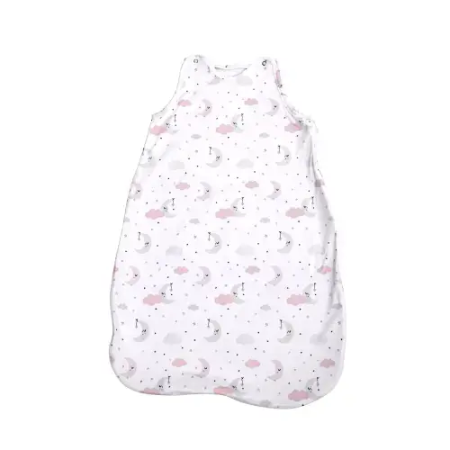 Sac de dormit de vara Lorelli Pink Sky, 85 cm, bumbac ranforce