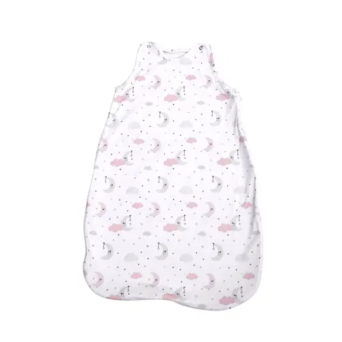 Sac de dormit de vara Lorelli Pink Sky, 85 cm, bumbac ranforce