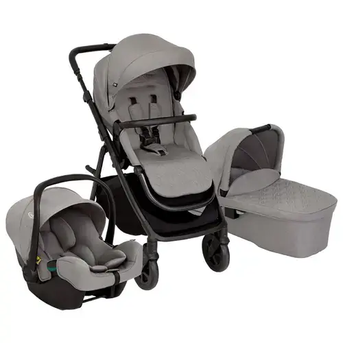 Carucior 3 in 1 Graco Near2Me DLX  Ash, 0 - 36 luni