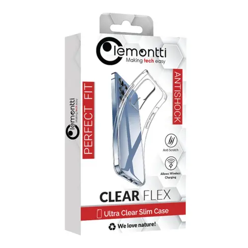 Husa Silicon Lemontti pentru Honor 200 Lite 5G, Transparent