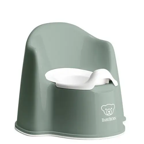 Olita BabyBjorn Potty Chair Deep Green, cu protectie spate