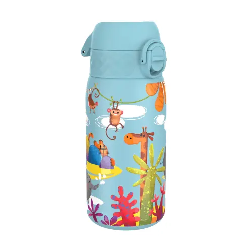 Sticla apa pentru copii Ion8 Safari, inox, 400ml