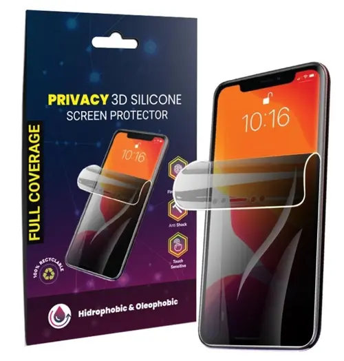 Folie Silicon Privacy Lemontti pentru Huawei Nova 12i