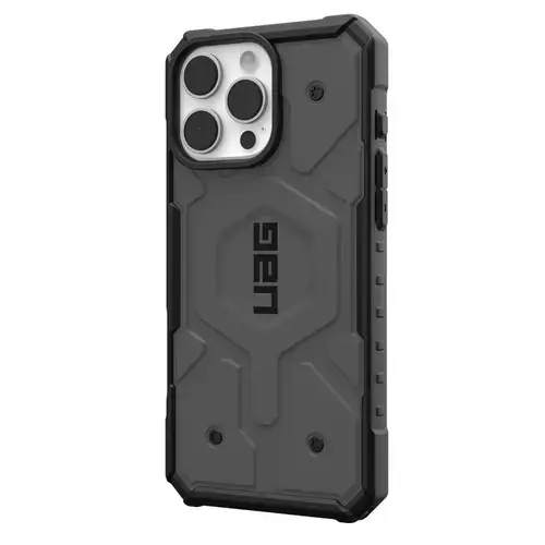 Husa Pathfinder Magsafe UAG pentru iPhone 16 Pro Max, Argintiu
