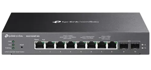 Switch TP-Link Omada SG2210XMP-M2, 8 porturi, PoE+