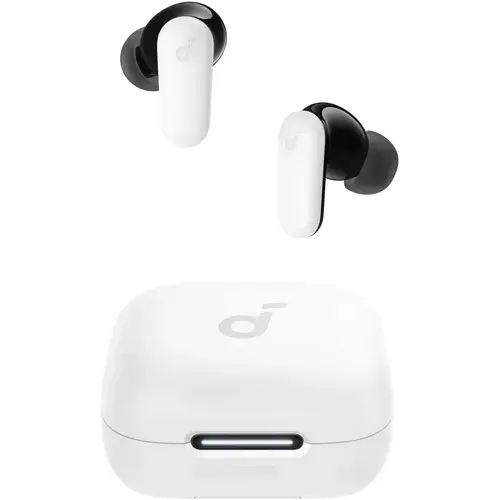 Casti True Wireless Anker Soundcore P30i, Wireless, Bluetooth 5.4, Smart ANC, 2-in-1 carcasa si stand, IP54, Alb