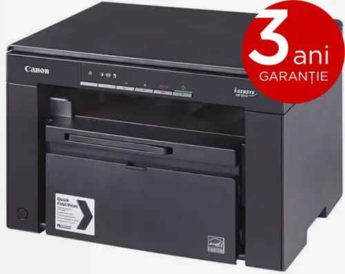 Multifunctional Canon i-SENSYS MF3010, laser monocrom, A4, USB, 18ppm  + 2 tonere Canonc CRG-725, capacitate totala 3200 pag
