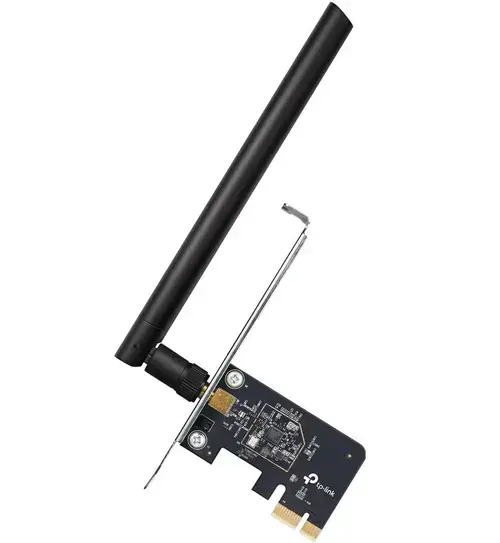 Placa de Retea Wireless TP-Link Archer T2E, AC600, Dual-Band, PCIe, 1 antene Wi-Fi