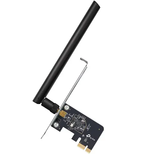 Placa de Retea Wireless TP-Link Archer T2E, AC600, Dual-Band, PCIe, 1 antene Wi-Fi