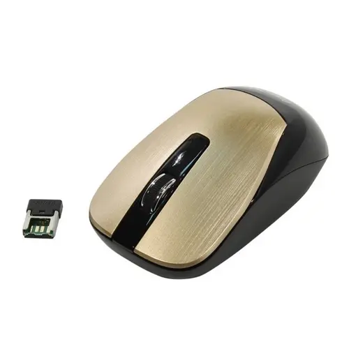 Mouse Wireless Genius NX-7015, 1600dpi, USB, Auriu