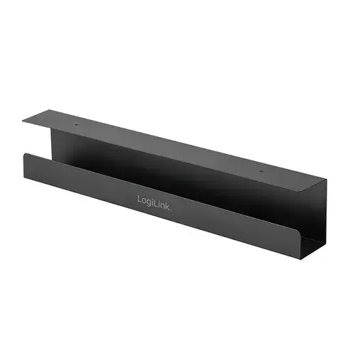 Organizator cabluri LOGILINK pentru gestionare cabluri, din otel, Negru