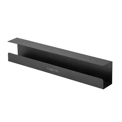 Organizator cabluri LOGILINK pentru gestionare cabluri, din otel, Negru