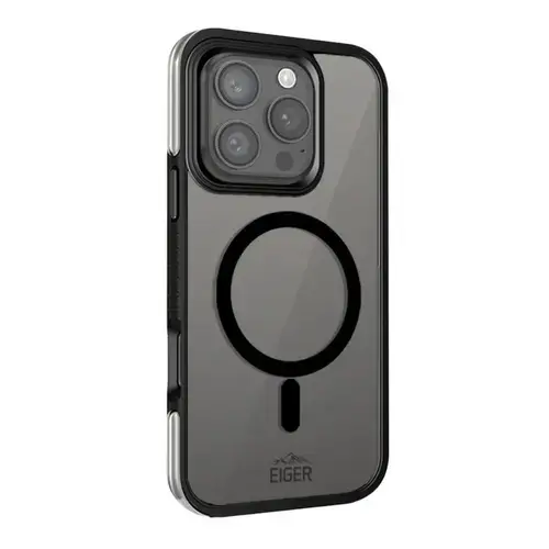 Husa Pro MountainAir MagSafe Eiger pentru iPhone 16 Pro, Negru